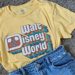 Yellow Branded Walt Disney World Graphic Tee